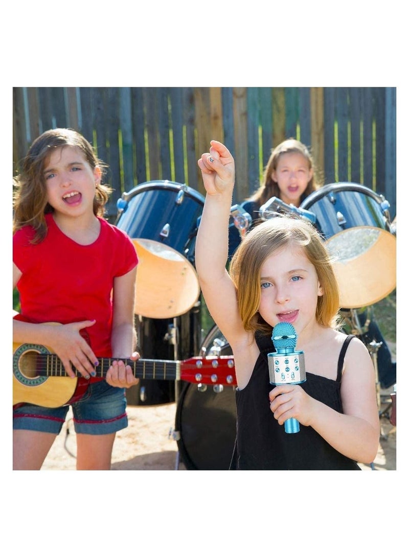 ELTRAZONE Wireless Bluetooth Karaoke Microphone,Rechargeable Kids Microphone Karaoke Machine,Professional Handheld Karaoke Mic Speaker Home KTV Kids Birthday Party - Image 3