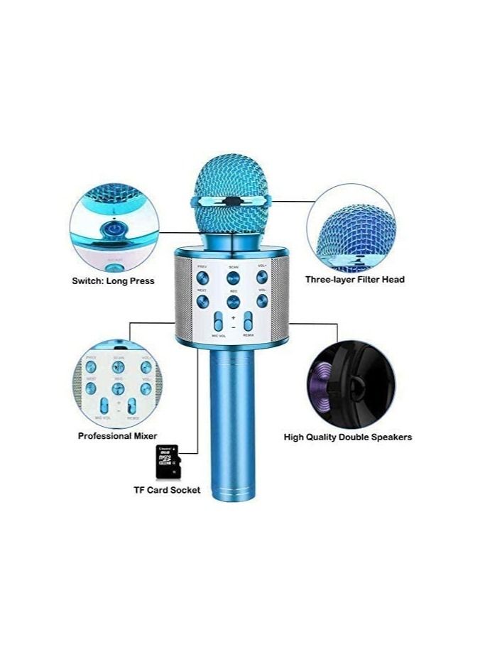 ELTRAZONE Wireless Bluetooth Karaoke Microphone,Rechargeable Kids Microphone Karaoke Machine,Professional Handheld Karaoke Mic Speaker Home KTV Kids Birthday Party - Image 5