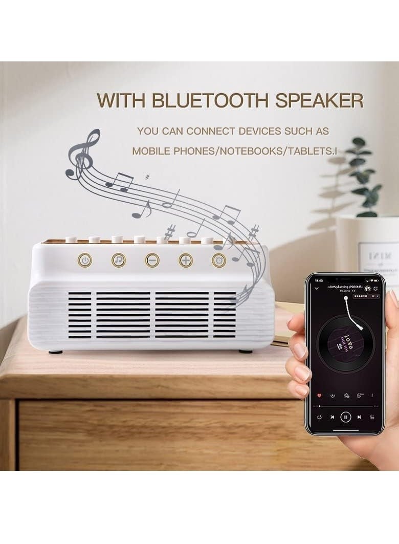 Sleep Sound Machine with Bluetooth Speaker, White Noise Sound Machine, with Rechargeable Battery Headphone Jack, DIY 255+ Mixer for Adults - Image 3