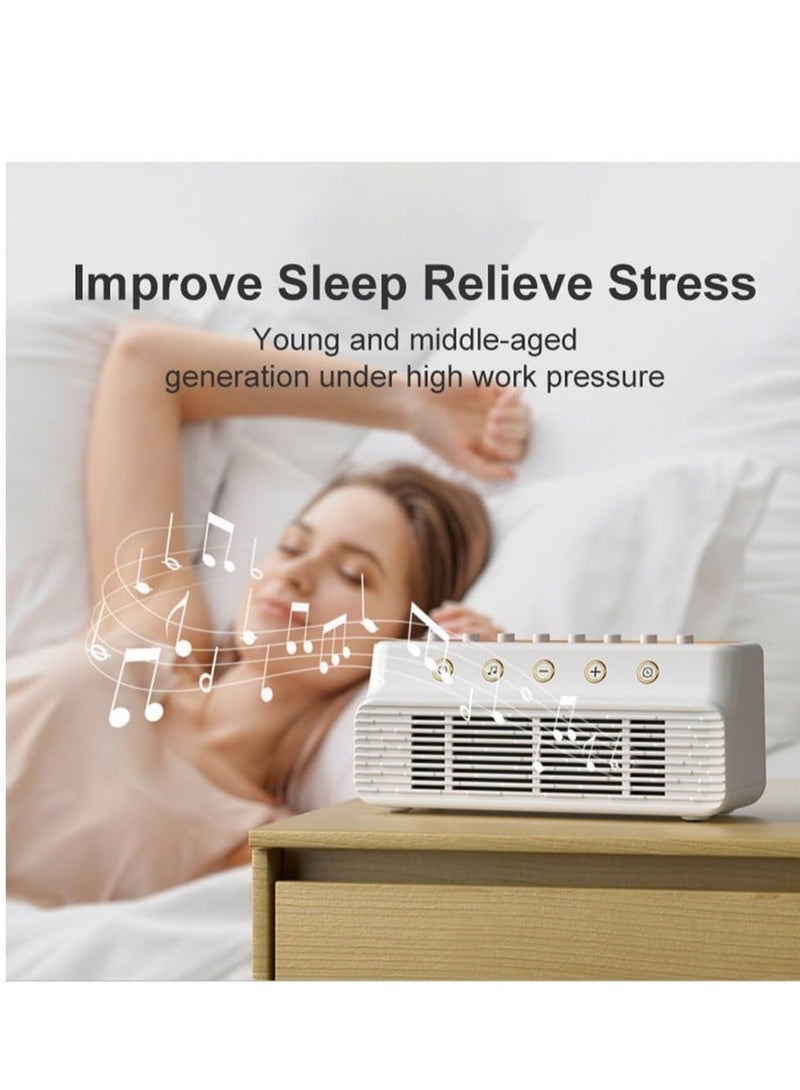 Sleep Sound Machine with Bluetooth Speaker, White Noise Sound Machine, with Rechargeable Battery Headphone Jack, DIY 255+ Mixer for Adults - Image 5