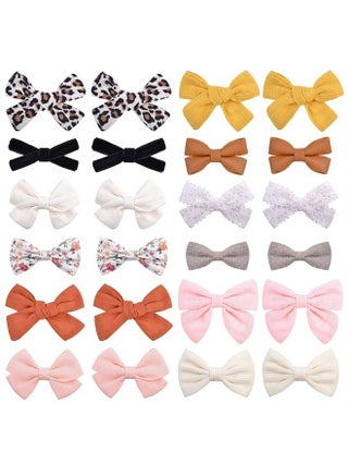 24pcs Baby Girl Hair Bows Clips Fully Lined Barrettes Alligator Clip Hair Accessories for Little Girls Toddler Kids Teens in Pairs One Size - pzsku/Z9E05FC6F727BB4DA87B7Z/45/_/1686791647/28a42561-9e36-4a6e-8dd8-a916ba09b817