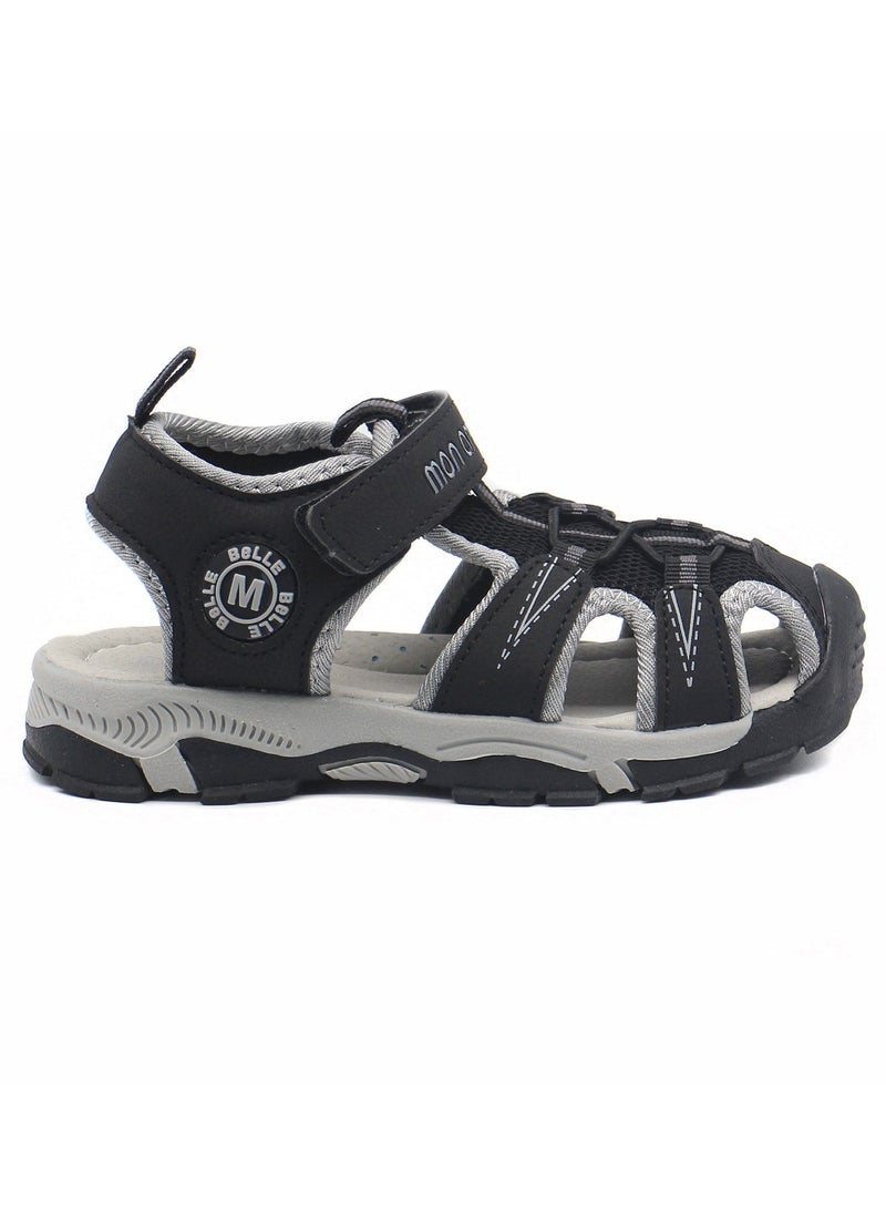 Mon Ami Monami Boys and Kids Sandals | Hook & Loop Closure, Soft Bottom, Children Sports Sandals Unisex - Summer Baby Boy Sandals for Beach, Outdoor & Seaside | Casual Sandals for Toddler Girls, Boys & Kids  - Image 1