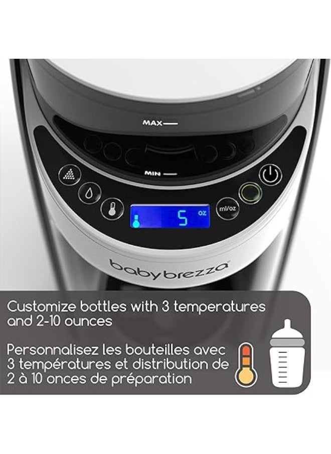 بيبي بريزا - Baby Brezza ماكينة Baby Brezza Formula Pro المتطورة الجديدة والمحسنة - تمزج تلقائيًا زجاجة بصيغة دافئة على الفور - سهلة الاستخدام لتحضير الزجاجة مع خلط مسحوق تلقائي، لون أبيض. - Image 1