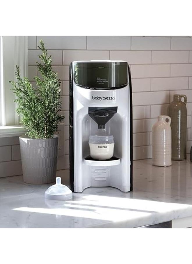 بيبي بريزا - Baby Brezza ماكينة Baby Brezza Formula Pro المتطورة الجديدة والمحسنة - تمزج تلقائيًا زجاجة بصيغة دافئة على الفور - سهلة الاستخدام لتحضير الزجاجة مع خلط مسحوق تلقائي، لون أبيض. - Image 1