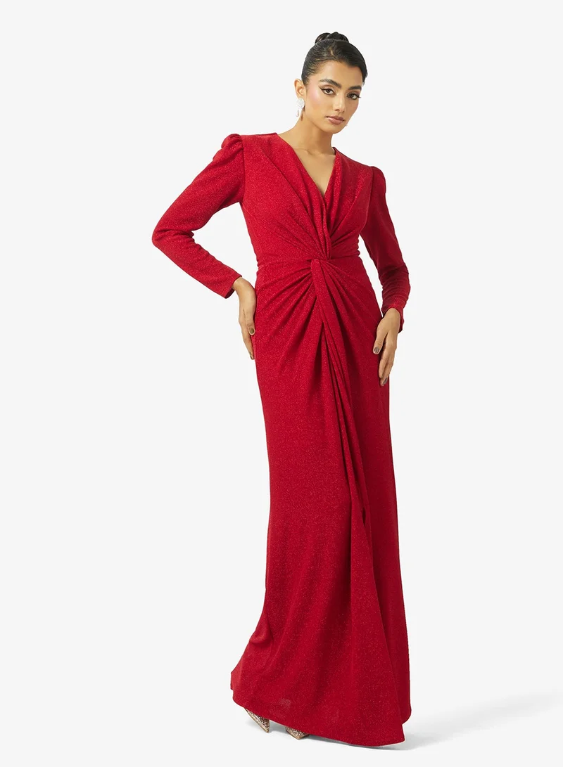 Iyra One-Shoulder Tiered Dress