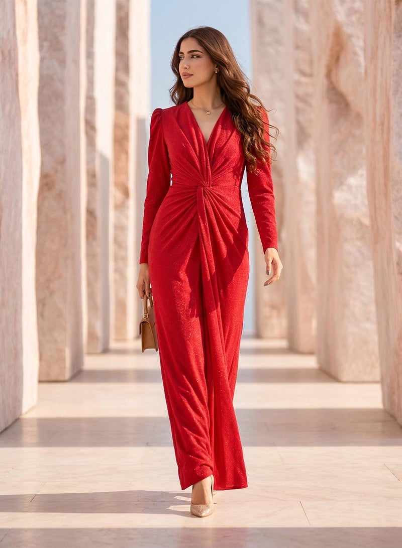 Iyra One-Shoulder Tiered Dress - Image 1