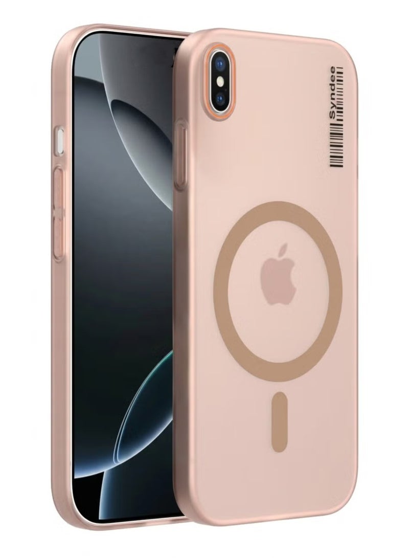 Anti Yellowing Translucent Matte Full Cover PC Smoke Frosted Cellphone Phone Case for Apple Iphone X/Xs (Brown)