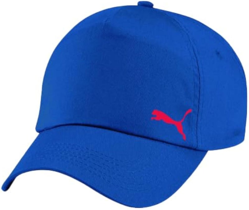 CAP (Blue) Logo Red for men and women with sun protection.sports cap with distinctive shapes (B)