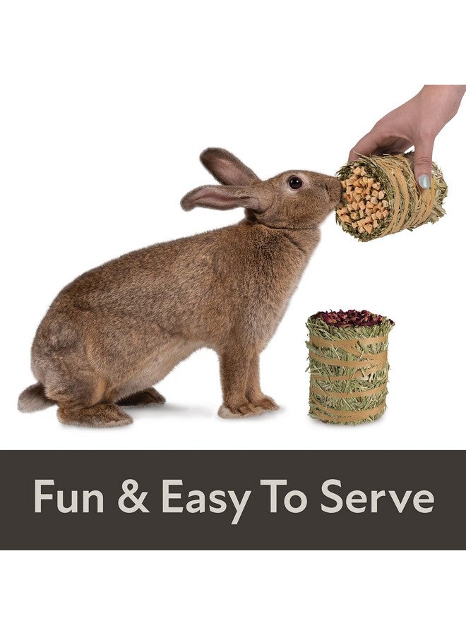 كايتي بالات قش صغيرة من Kaytee Field+Forest بنكهة التفاح والورد، عبوة من قطعتين، 7 أونصات - Image 3