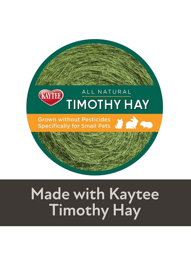 كايتي بالات قش صغيرة من Kaytee Field+Forest بنكهة التفاح والورد، عبوة من قطعتين، 7 أونصات - Image 5