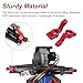 CrazyHobby Aluminum Rear Stub Axle Carriers with Ball Bearings Upgrade Parts for 110 Traxxas Slash 2WD Stampede Rustler VXL Replaces 3752 Red - Image 4