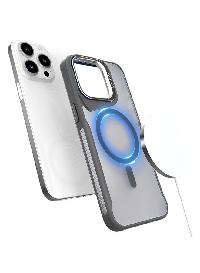 زبون جراب لهاتف iPhone 13 Pro Max / 12 Pro Max مع حامل معدني مغناطيسي MagSafe - Image 1