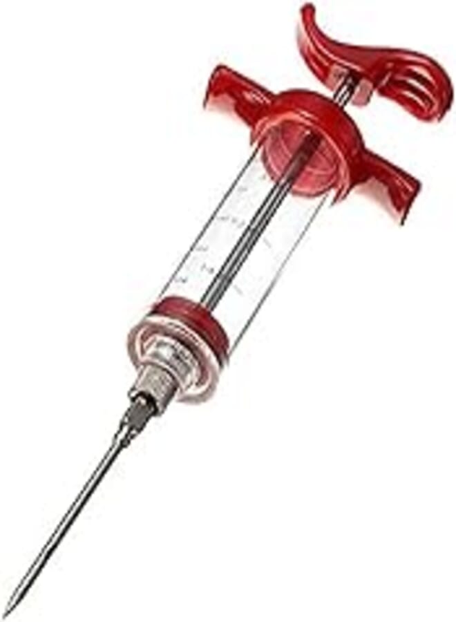 Flavour injector syringe seasoning sauce gadget needle turkey bbq meat