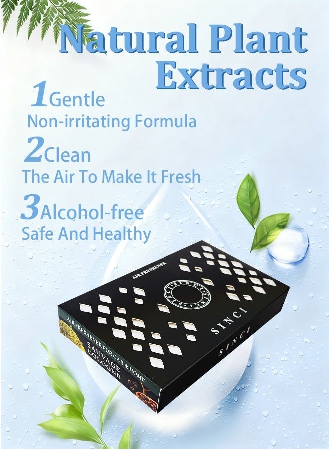 Solid Air Freshener Home Fragrance Home Freshener Long Lasting Bathroom freshener Solid fragrance For Office Car Wardrobe Closet Washroom Odor Eliminator Gel Scent Freshener 165g Cologne Scent - Image 2