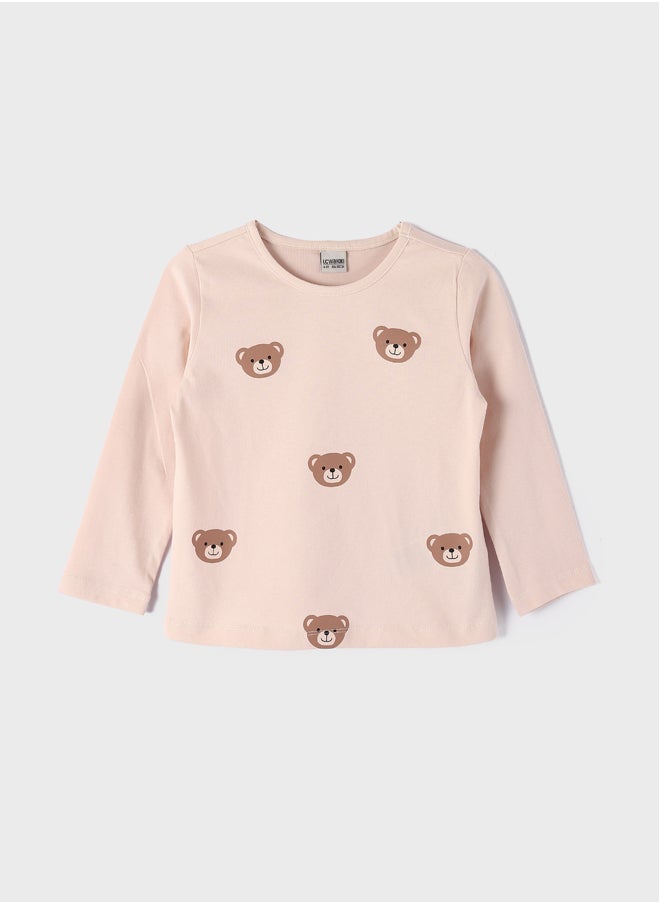 Crew Neck Embroidered Long Sleeve Girl T-shirt - pzsku/Z9E0642966EB6DEAF31B4Z/45/_/1735652086/3cefb488-8045-4b12-83b0-6b1f6752752e