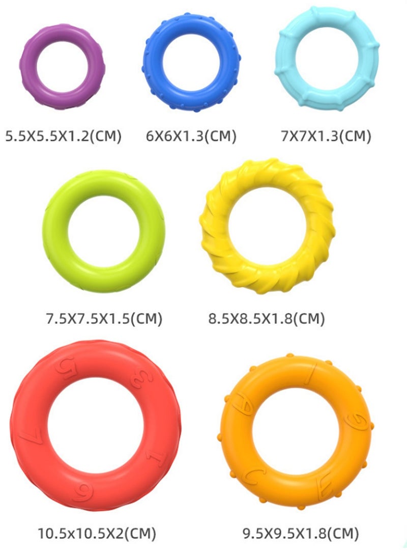 Baby Stacking Music, Baby Rainbow Tower Collar, Early Education Puzzle Toys - Image 4