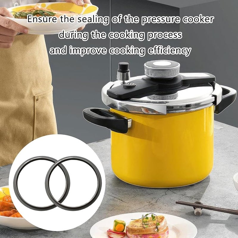 حلقات ختم السيليكون المقاومة للحرارة العالية 2 قطعة لتحسين كفاءة الطهي - Image 3