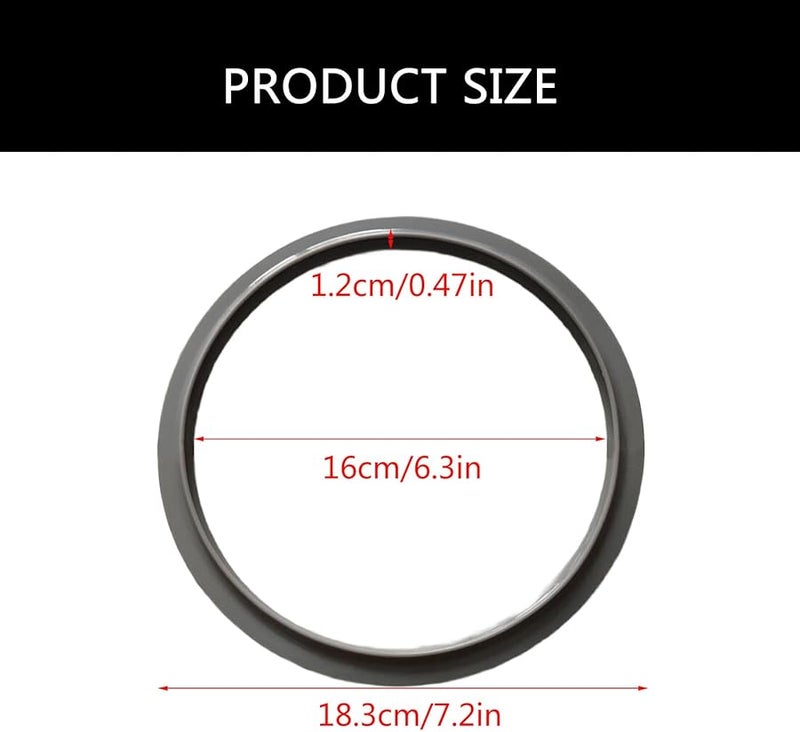 حلقات ختم السيليكون المقاومة للحرارة العالية 2 قطعة لتحسين كفاءة الطهي - Image 4