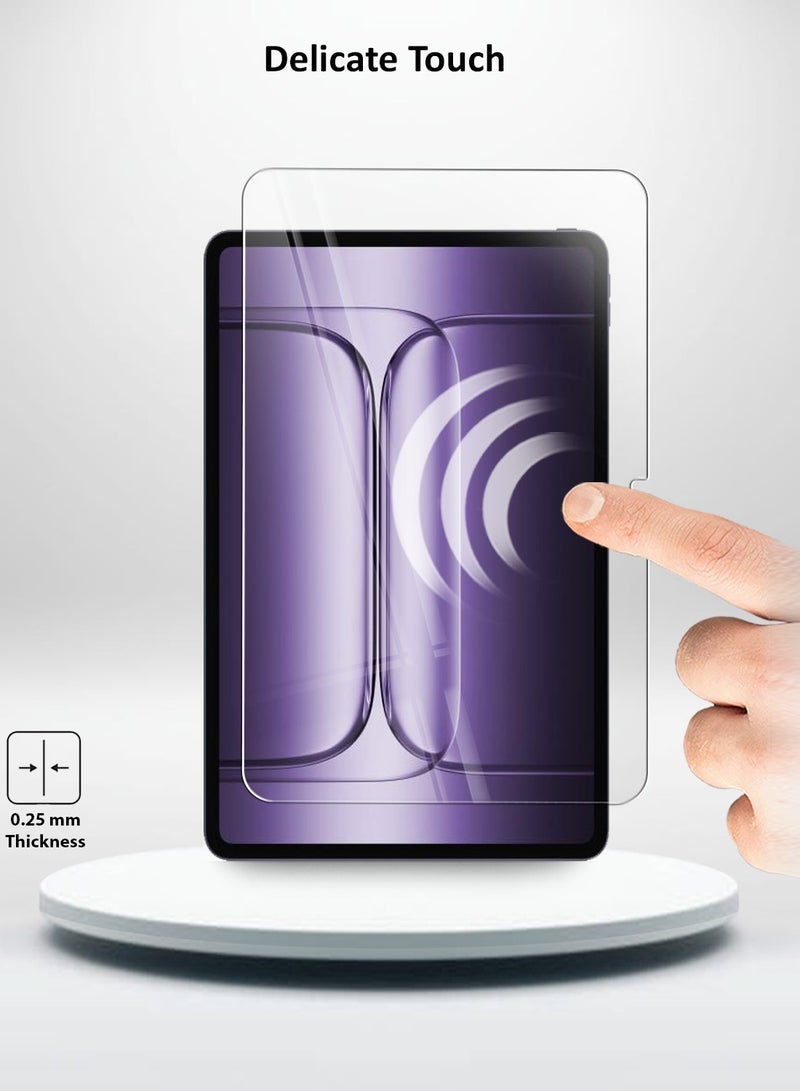 Techie 2 Pack OnePlus Pad 3 13.2" 2025 Screen Protector – Full HD Tempered Glass Screen Protector for OnePlus Pad 3 13.2" 2025 Anti Reflection, 9H Hardness 0.33 mm Rounded Edges Bubbles Free Easy Installation - Image 4