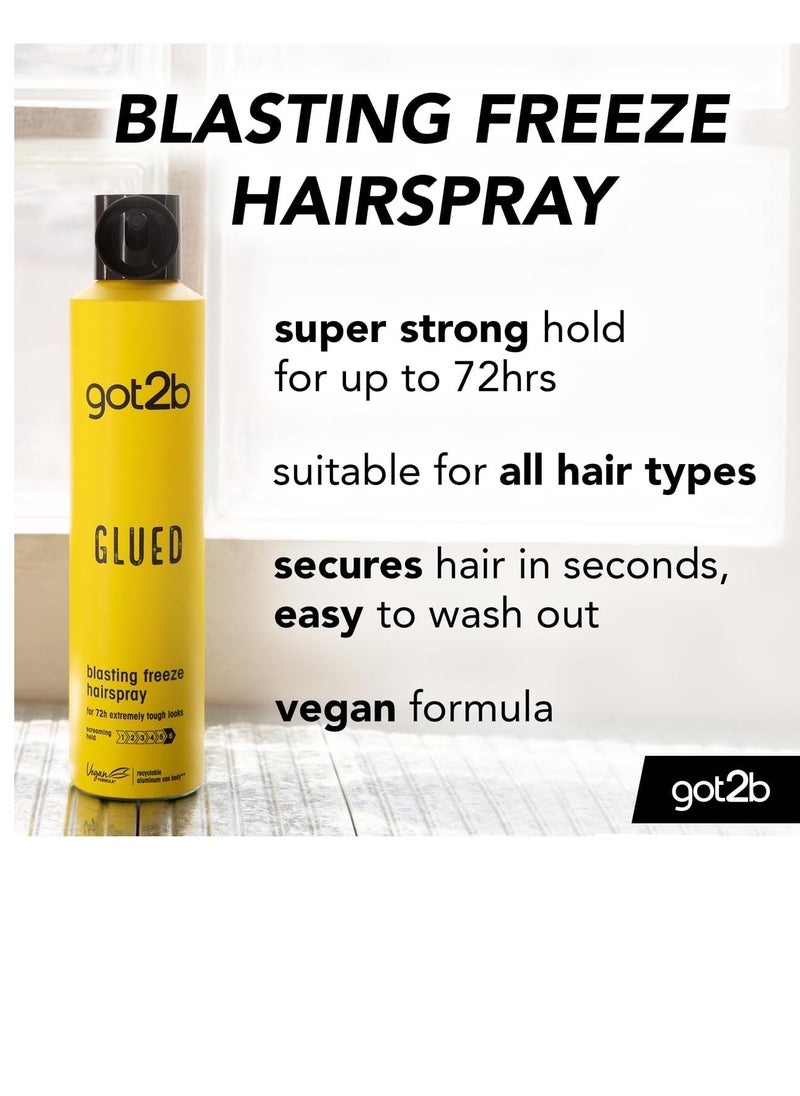 Got2b Get to Be Glued Spray Hair Hold Spray 300 ml  - Image 5
