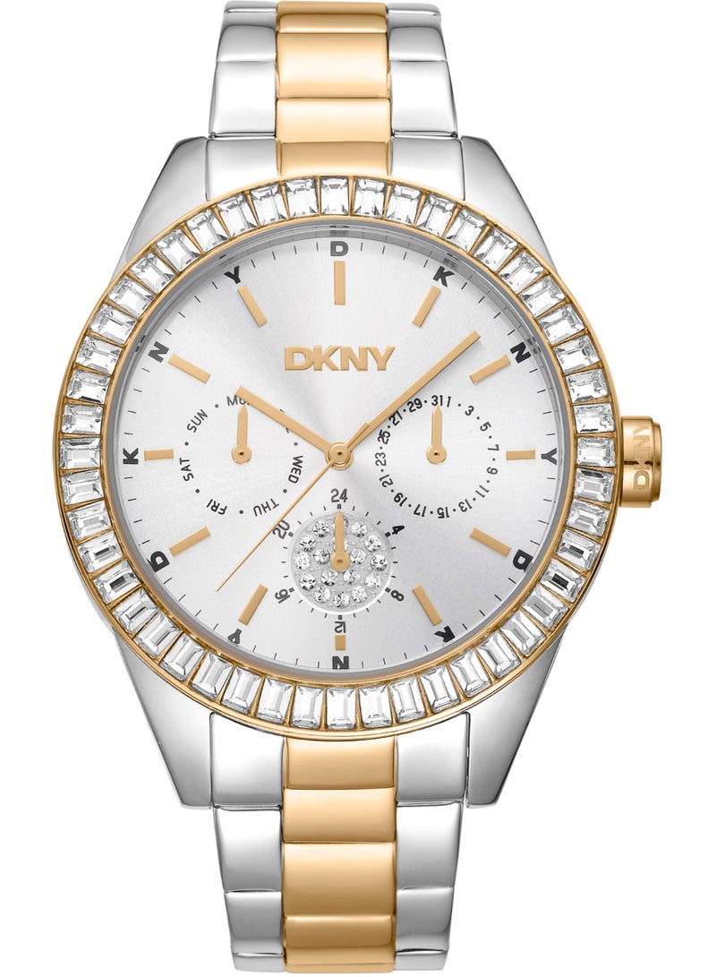 DKNY Nolita Multi Glitz Dk1L027M0075 - Stainless Steel Female Quartz Multi-Function - Image 1
