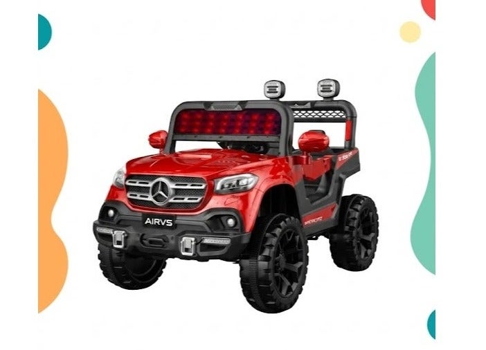 Kids Red Ride-On Mercedes-Benz G-Class SUV Toy Car with Lights