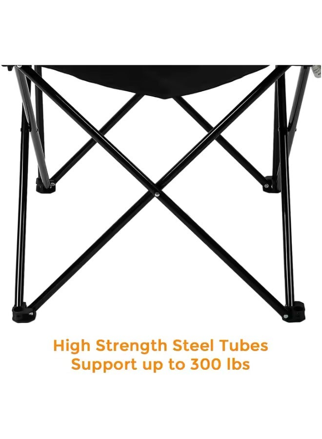 Outdoor.Market Beach and Camping Chair with Arm Cup Holder – Heavy-Duty, Ultra-Light, Foldable & Portable Outdoor Seating for Adventure & Relaxation - Camouflage - Image 3