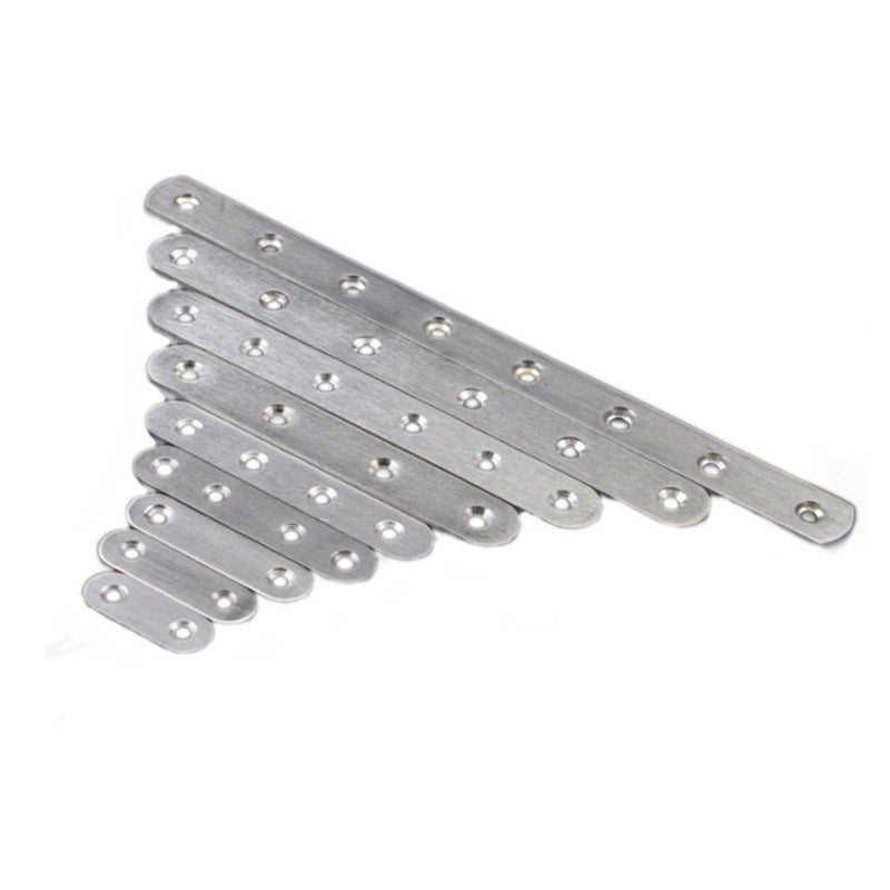 Stainless Steel Plane One Word Angle Code Straight Code Straight Plate Angle Iron Furniture Fastener Connector One Word Horse Fixture - Image 5