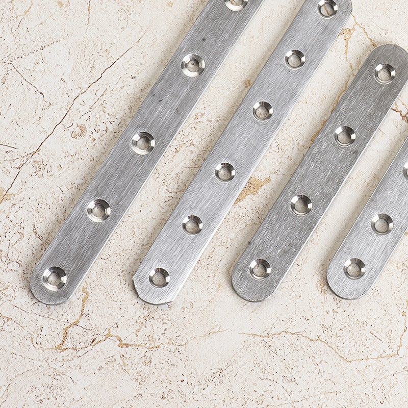 Stainless Steel Plane One Word Angle Code Straight Code Straight Plate Angle Iron Furniture Fastener Connector One Word Horse Fixture - Image 4