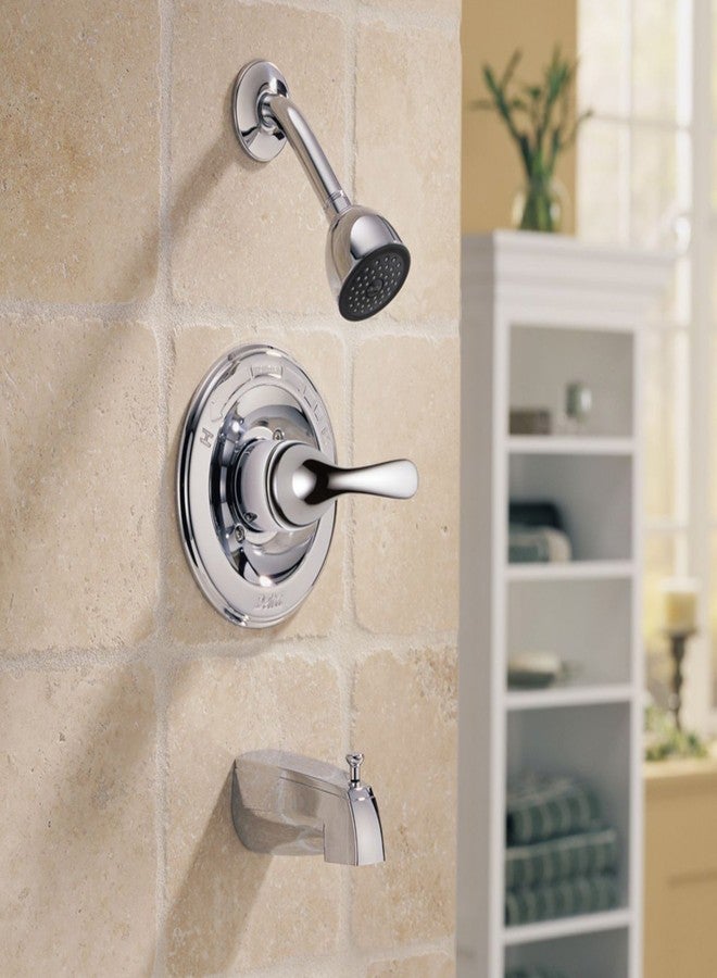 Delta Classic 13 Series 5-Setting Bathtub and Shower Faucet Set, Chrome Shower Head and Handle Set, Valve Trim Kit, Chrome T13220 (Valve Not Included) - Image 2