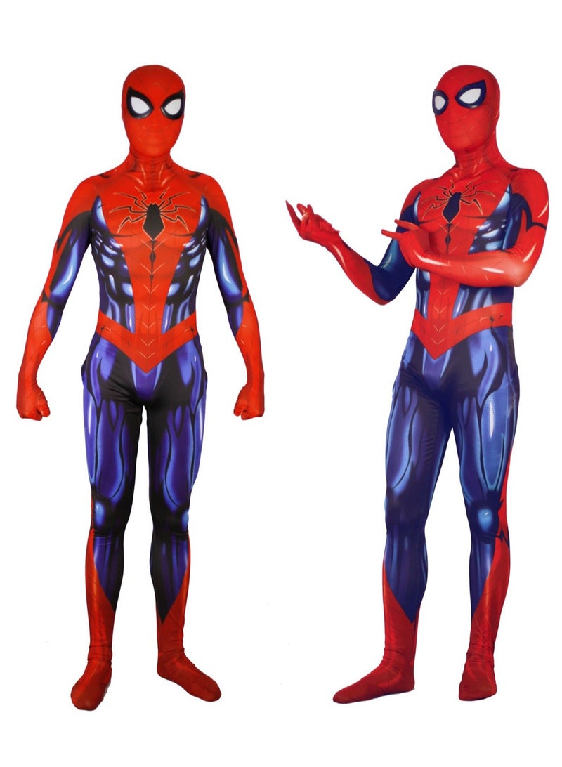 بذلة سبايدر مان، بدلة للجسم، زي تنكري للأطفال البالغين، زي لعب الأدوار للمسرح - Image 2