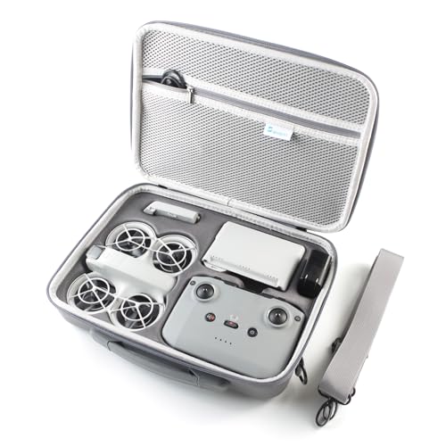 Skyreat Neo Case Portable PU Leather Storage Neo Shoulder Bag for DJI Neo Fly More Combo Drone and RCN3 Remote Controller Accessories - Image 1