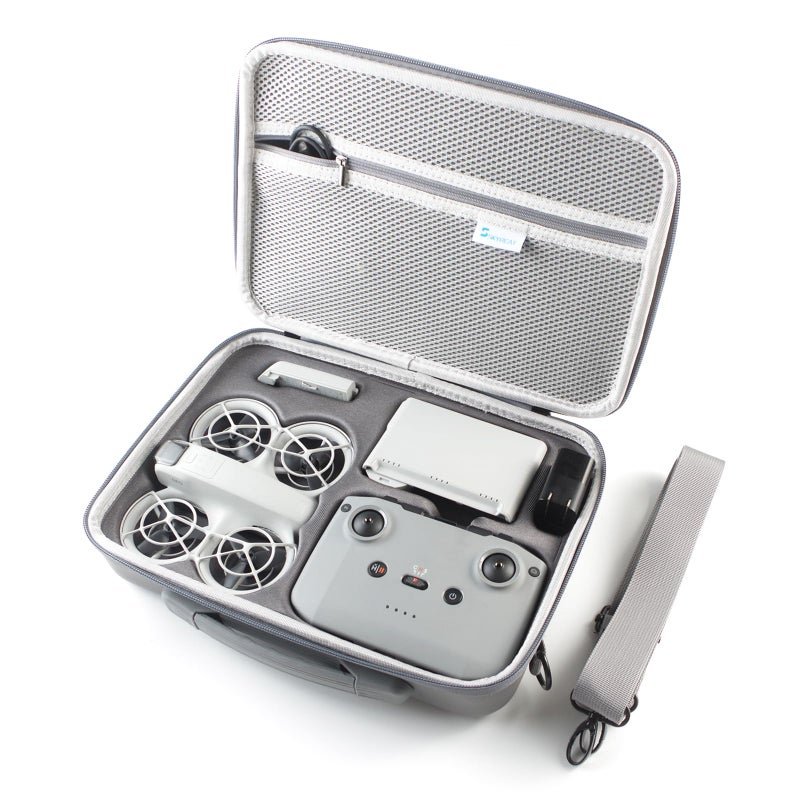 Skyreat Neo Case Portable PU Leather Storage Neo Shoulder Bag for DJI Neo Fly More Combo Drone and RCN3 Remote Controller Accessories - Image 2