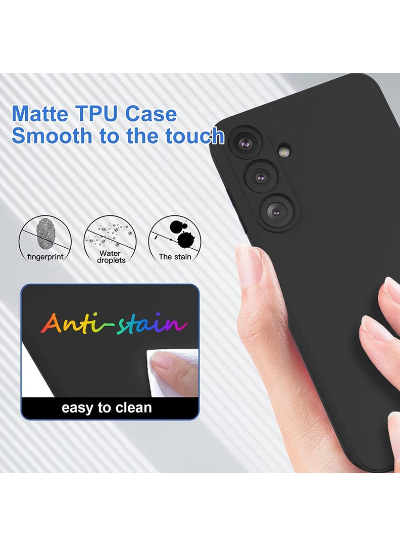 Theodor Protective Slim Fit Case Liquid Silicone Cover with Full Body Protection Anti-Scratch Shockproof Case For Samsung Galaxy S25 Plus (Black) - cute psycho - Image 3