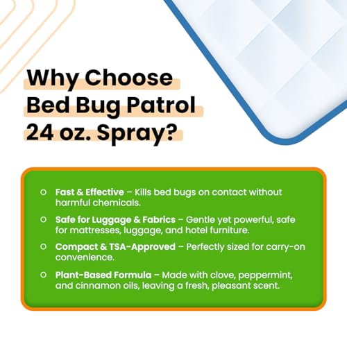 Bed Bug Patrol Natural Killer – 24oz Bottle (2 Pack) – Child & Pet Safe, Non-Toxic Formula for Home, Office, Vehicles, Mattresses, Couches, Baseboards & More – Eco-Friendly Bed Insect Treatment - Image 2