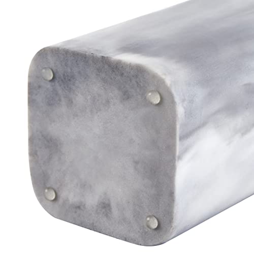 ZCCZ Toothbrush Holder for Bathrooms, White Marble Look Toothpaste and Makeup Holder, Brushes and Razors Holder, Vanity Bathroom Countertop Organizer, Toothbrush Cup - Image 5