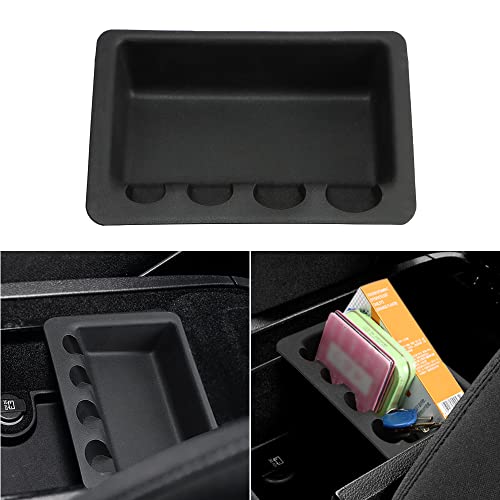 MARCHFA صينية تنظيم كونسول مارسفا المركزية لملحقات شاحن 2011-2022 2023 لسيارة كرايسلر 300 2023 2022-2011 (أسود بدون حصيرة) - Image 2