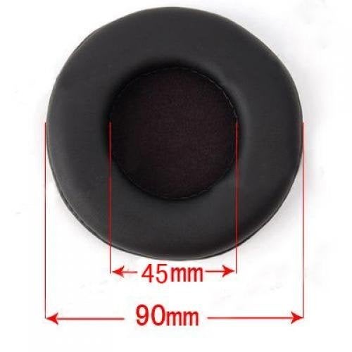Sqrmekoko Replacement Earpad Cover Cup Pads Cushion Compatible with Sony MDR-V700DJ V700 MDR-V500DJ V500 Z700DJ XD900 V730 Z500 and Pioneer HDJ1000 HDJ2000 HDJ1500 (Black) - Image 2