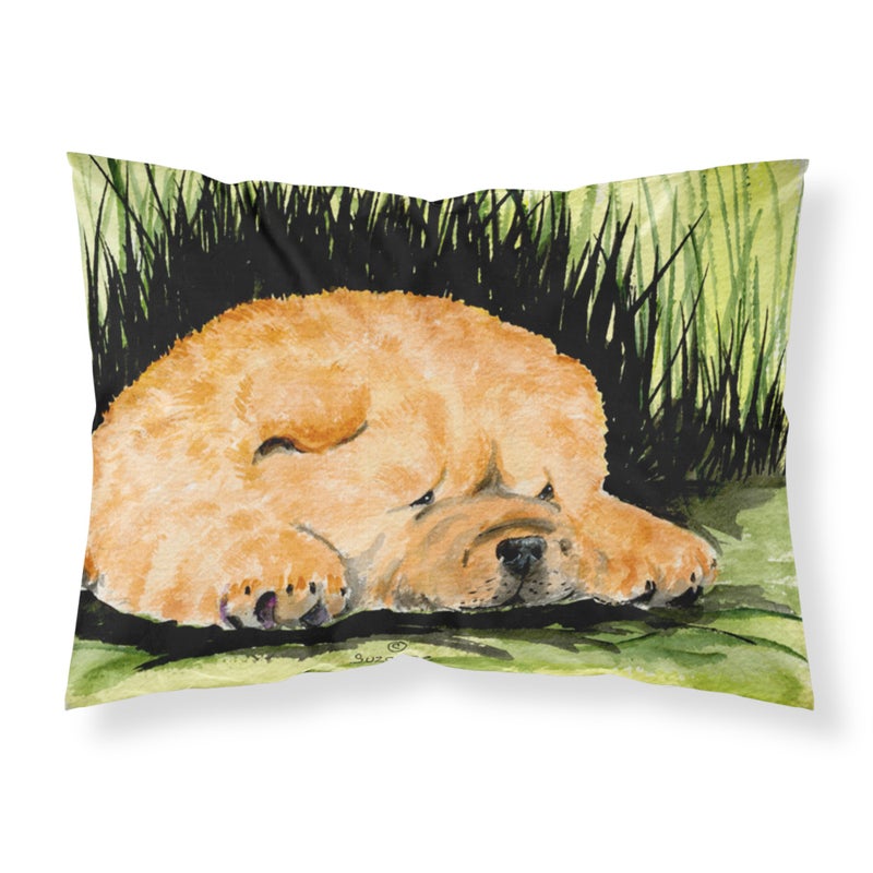 ""Caroline's Treasures SS8525PILLOWCASE Chow الرطوبة فتل النسيج القياسية وسادة كبيرة متعددة الألوان""
