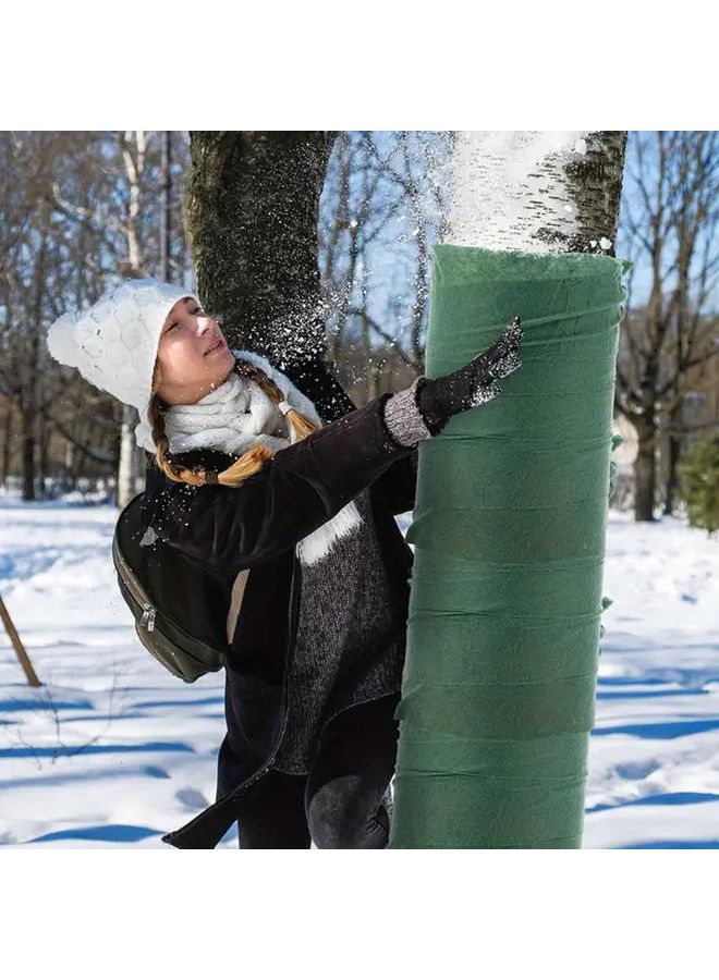 Tree Protection Wrap 0.12x15m Non Woven Fabric for Insulation Cold Weather Shielding Gardening Lawn Care - Image 2