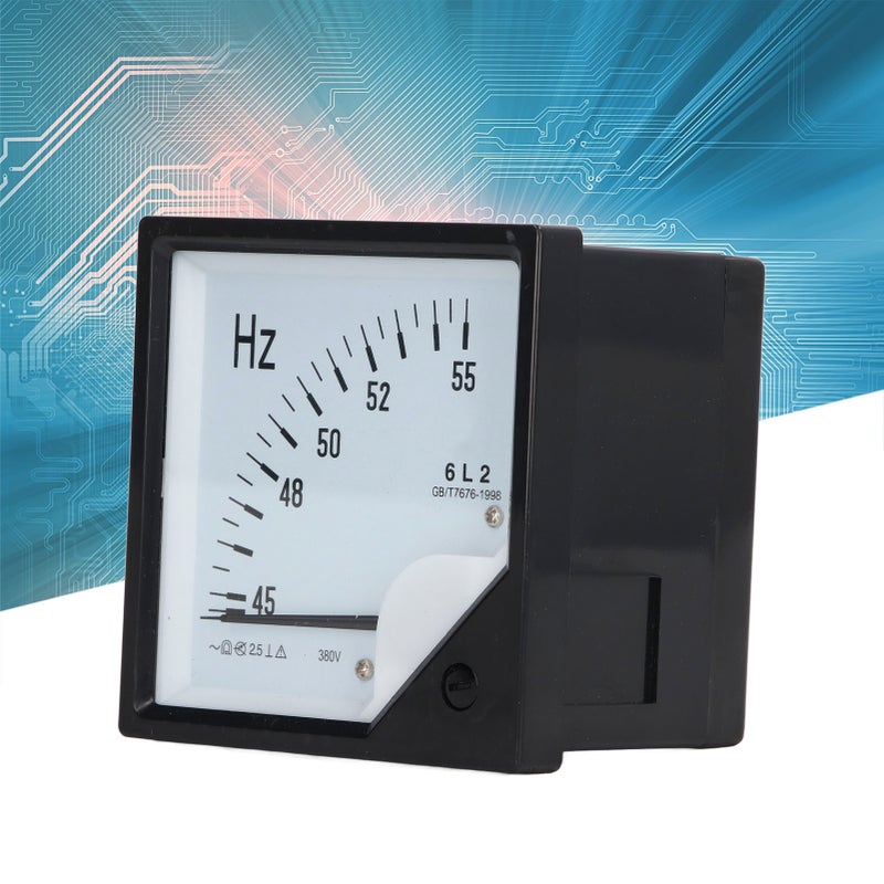 AC 380V Pointer Type Frequency Meter High Accuracy Square Panel Frequency Detector 45‑55Hz - Image 4