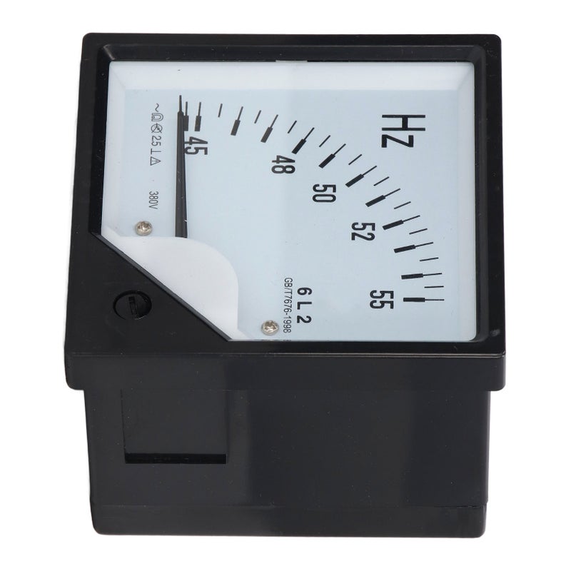 AC 380V Pointer Type Frequency Meter High Accuracy Square Panel Frequency Detector 45‑55Hz - Image 2