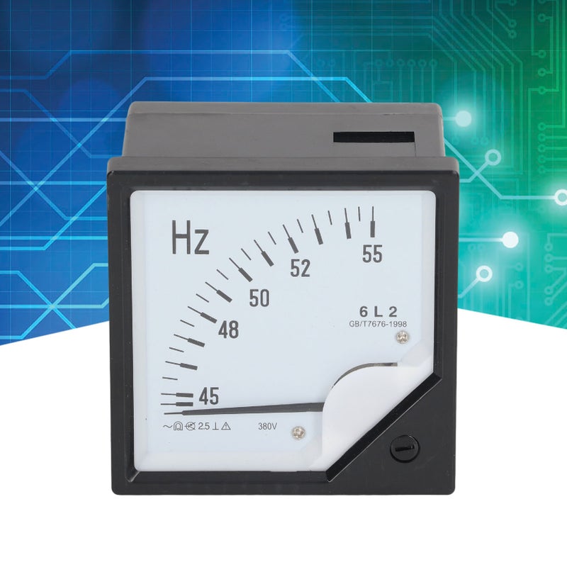 AC 380V Pointer Type Frequency Meter High Accuracy Square Panel Frequency Detector 45‑55Hz - Image 5