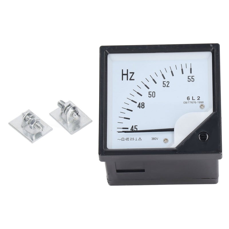 AC 380V Pointer Type Frequency Meter High Accuracy Square Panel Frequency Detector 45‑55Hz - Image 3