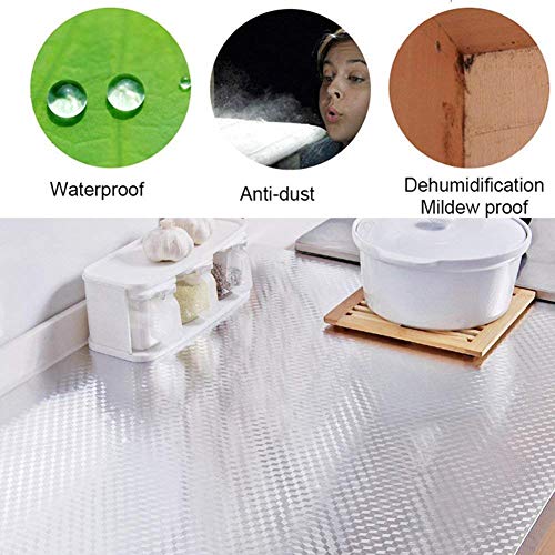 HomeFast Kitchen Backsplash Waterproof Aluminum Foil Stickers, Kitchen Oil Proof Wallpaper, Self Adhesive Kitchen Aluminum Foil Stickers (61cm X 100cm) - Image 4