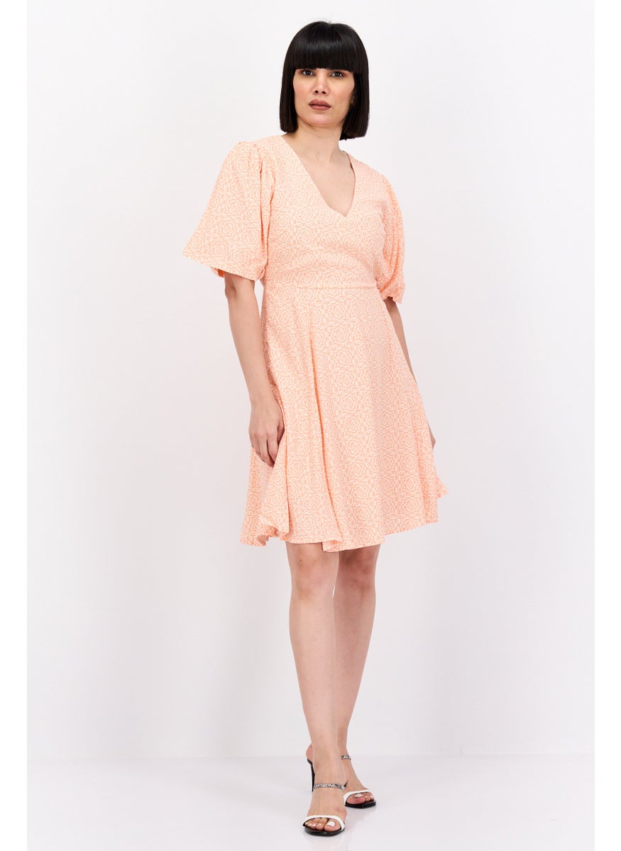 Scotch & Soda Women Allover Mini Dress, Pink  - Image 4
