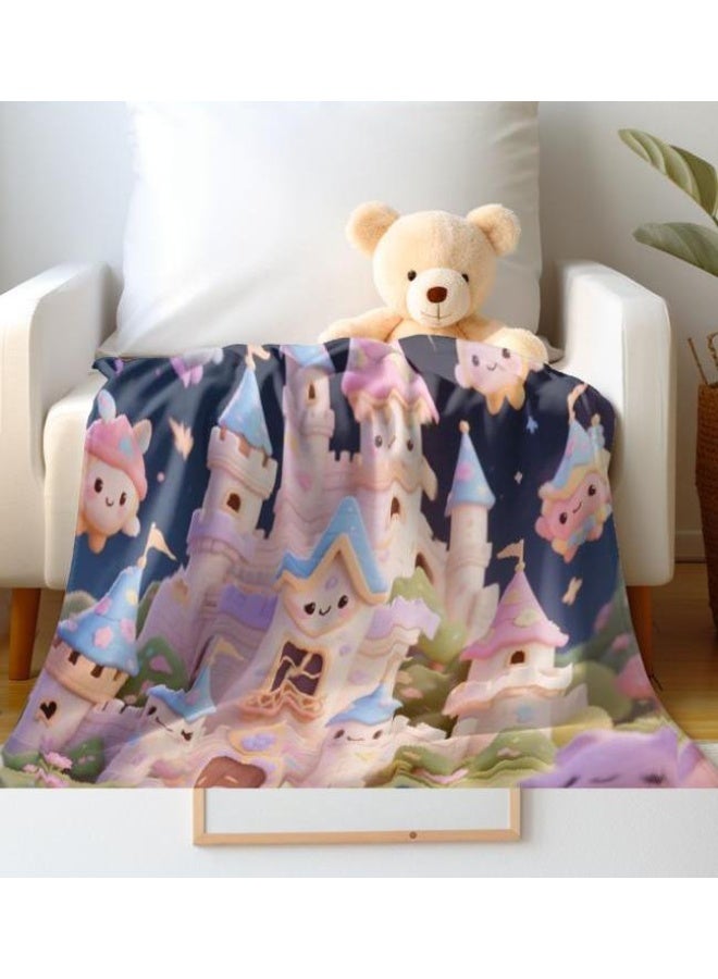 general Flannel thin blanket (warm and comfortable, suitable for sleep, gaming, dust removal and sandproof) 150cm*200cm - 659 - Image 4