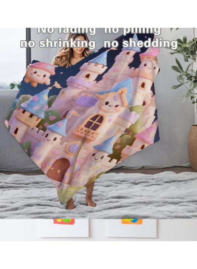 general Flannel thin blanket (warm and comfortable, suitable for sleep, gaming, dust removal and sandproof) 150cm*200cm - 659 - Image 3