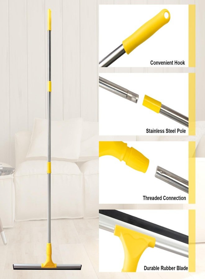 Conliwell Yellow Stainless Steel Squeegees - Image 4