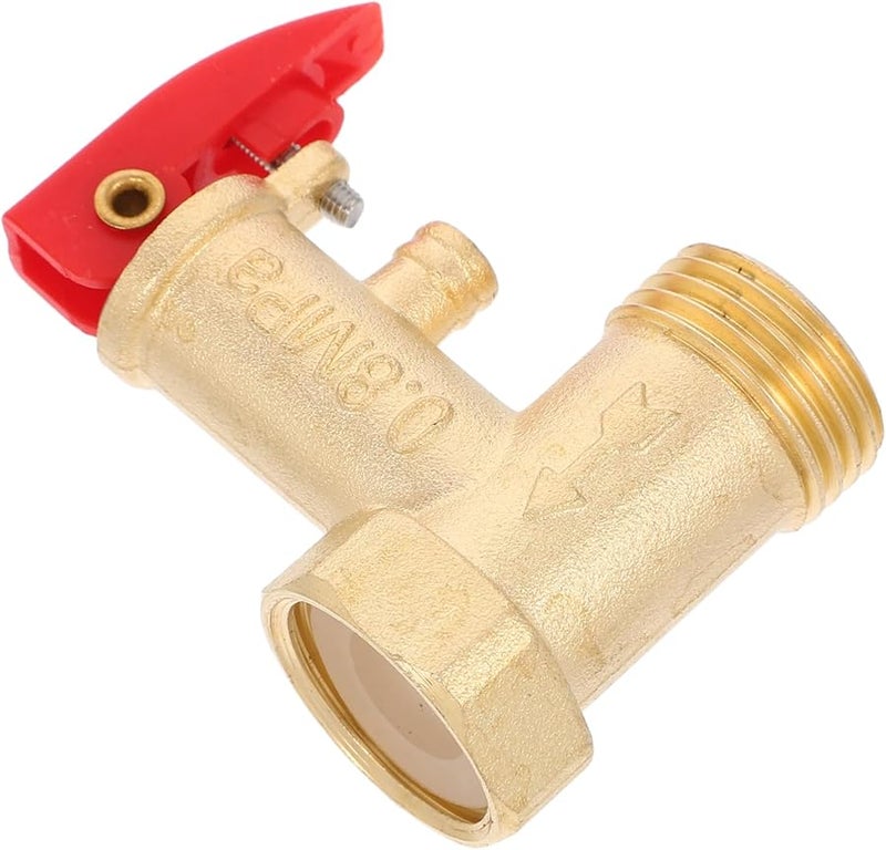 صمام تخفيف الضغط النحاسي لأنظمة سخانات المياه للمركبات الترفيهية - تصميم مقاوم للتسرب وسهل التركيب - Image 2